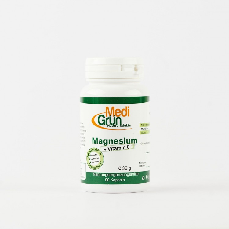 Magneziu + Vitamina C 90 Capsule MediGrun Germania